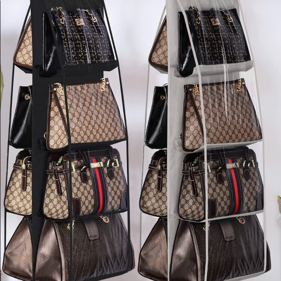 Handbag Hanging Organizer 1pc 8 Pocket Hanging Purse Organizer Handbag Organizer - Picture 3 of 3